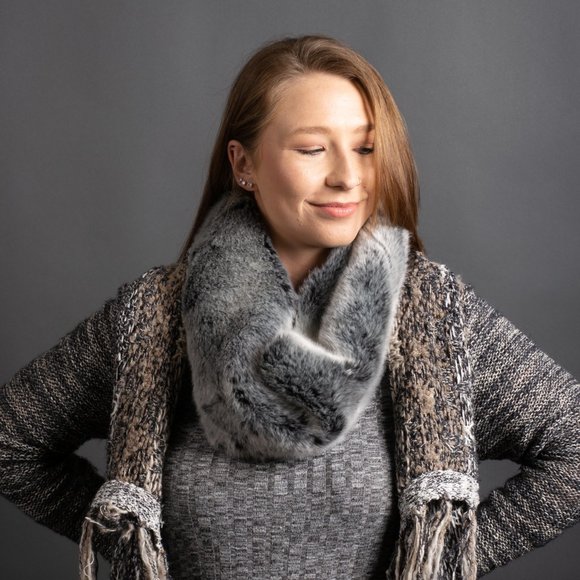 Fur Infinity Scarf - Picture 4 of 5